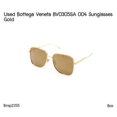 Bottega Veneta BV0305SA 004 SUNGLASSES GOLD