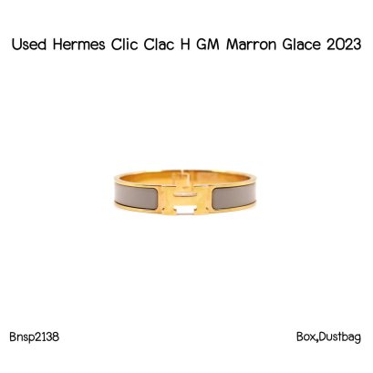 Hermes CLIC CLAC MARRON GLACE GM GHW2023