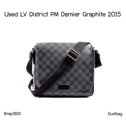 Louis Vuitton DISTRICT PM DAMIER GRAPHITE 2015