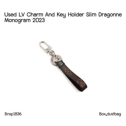 Louis Vuitton CHARM AND KEY HOLDER SLIM DRAGONNE MONOGRAM 2023