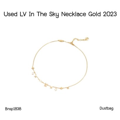 Louis Vuitton IN THE SKY NEACKLACE GOLD 2023