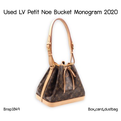 Louis Vuitton PETIT NOE MONOGRAM 2020