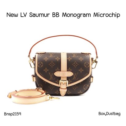 Louis Vuitton SAUMUR BB MONOGRAM MICROCHIP