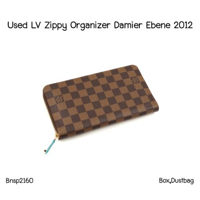Louis Vuitton ZIPPY ORGANIZER DAMIER EBENE 2012