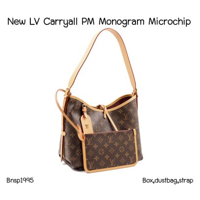 Louis Vuitton CARRYALL PM MONOGRAM MICROCHIP