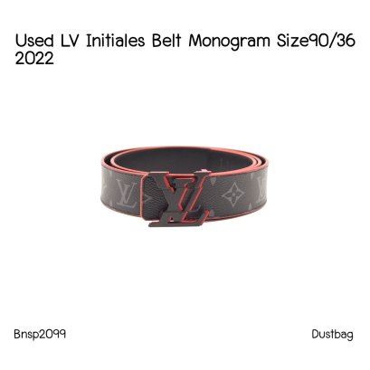 Louis Vuitton INITIALES BELT MONOGRAM SIZE90/36 2022