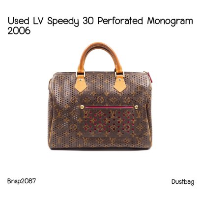 Louis Vuitton SPEEDY 30 PERFORATED MONOGRAM 2006