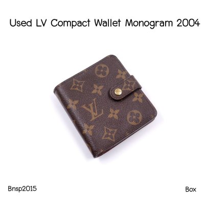 Louis Vuitton COMPACT WALLET MONOGRAM 2004