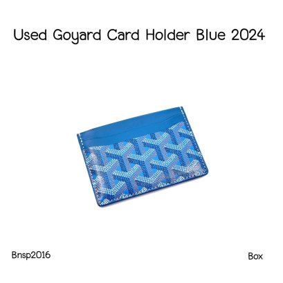 Goyard CARD HOLDER BLUE 2024