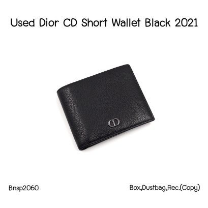 Dior BIFOLD SHORT WALLET BLACK 2021