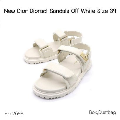 Dior SANDALS WHITE SIZE 39