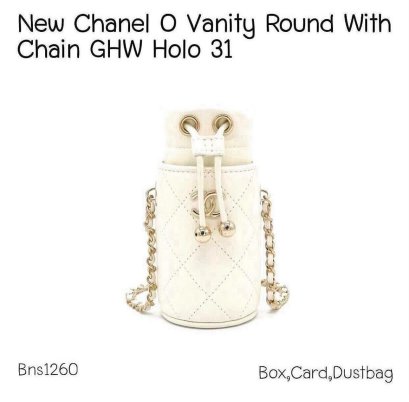 Chanel O VANITY ROUND WITH CHAIN HOLO31