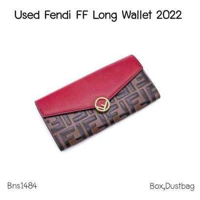 Fendi FF LONG WALLET RED 2022