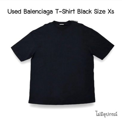 Balenciaga T-SHIRT BLACK SIZE XS