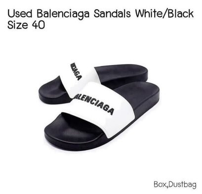 Balenciaga SANDALS WHITE SIZE 40