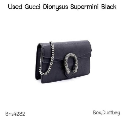 Gucci DIONYSUS SUPER MINI BLACK