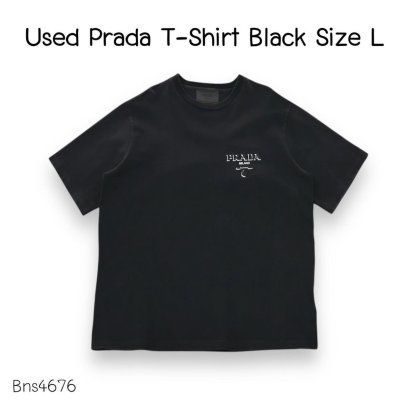 Prada T-SHIRT BLACK SIZE