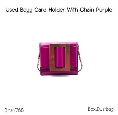 Boyy CARD HOLDER WITH CHAIN