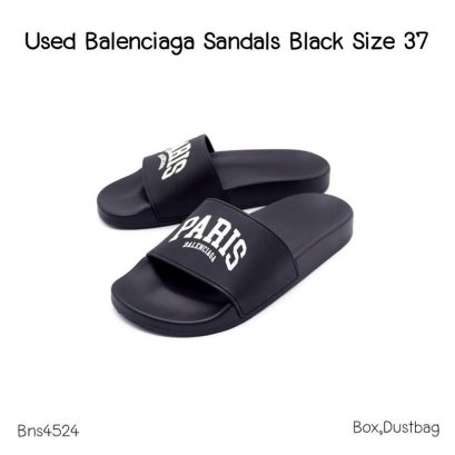 Balenciaga SANDALS BLACK SIZE 37