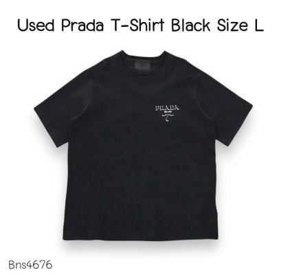 Prada T-SHIRT BLACK SIZE