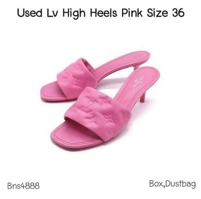 Louis Vuitton HIGH HEELS PINK SIZE 36