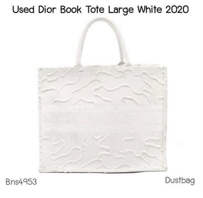 Dior BOOK TOTE WHITE 2020