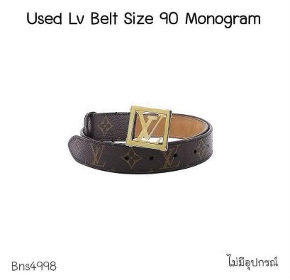 Louis Vuitton BELT MONOGRAM SIZE 90