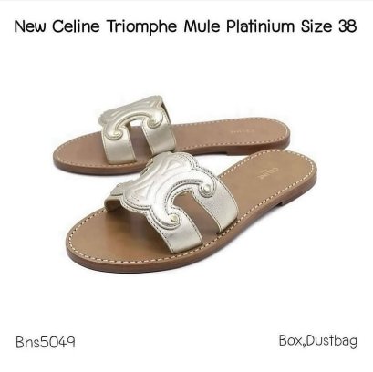 Celine SANDALS GOLD SIZE 38