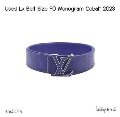 Louis Vuitton BELT SIZE 90 MONOGRAM BLUE 2023