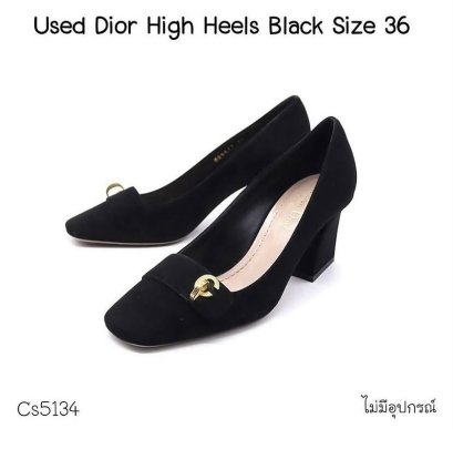 Dior HIGH HEELS BLACK SIZE 36