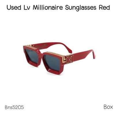 Louis Vuitton MILLIONAIRE SUNGLASSES RED /55/145**