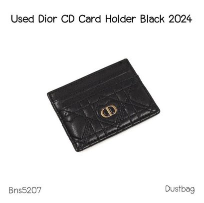 Dior CARD HOLDER BLACK 2024**