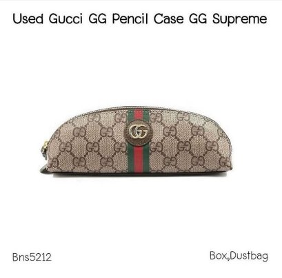 Gucci GG PENCIL CASE GG SUPREME**