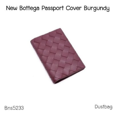 Bottega Veneta PASSPORT COVER BURGUNDY