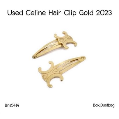 Celine HAIR CLIP GOLD 2023