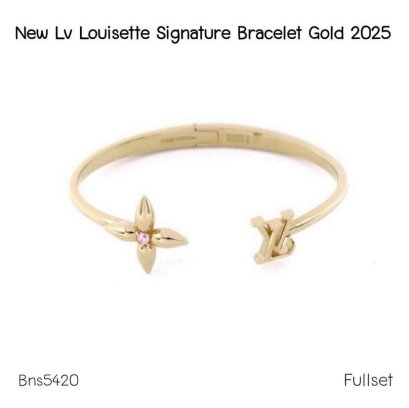 Louis Vuitton LOUISETTE BRACELET GOLD 2025