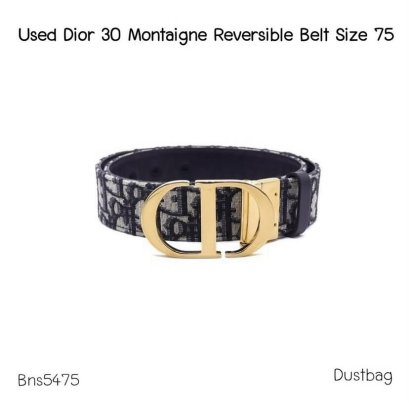 Dior 30 MONTAIGNE BELT SIZE.75