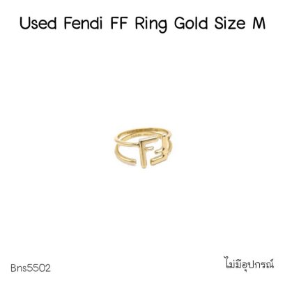 Fendi RING GOLD SIZE M