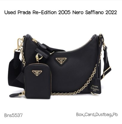 Prada RE-EDITION 2005 NERO SAFFIANO 2022