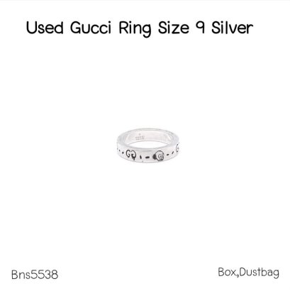 Gucci RING SILVER SIZE 9