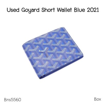 Goyard SHORT WALLET BLUE 2021**