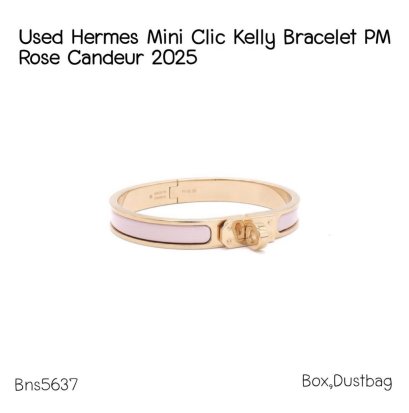 Hermes MINI CLIC KELLY BRACELET PINK 2025