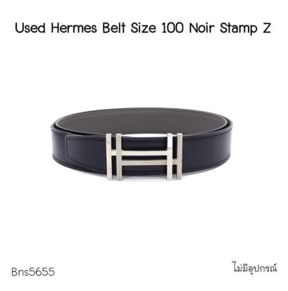 Hermes BELT SIZE 100 BLACK STAMP Z