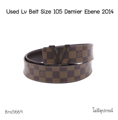 Louis Vuitton BELT SIZE 105 DAMIER EBENE 2014