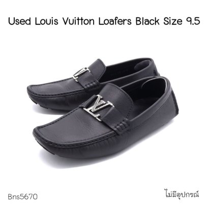 Louis Vuitton LOAFERS BLACK SIZE 9.5