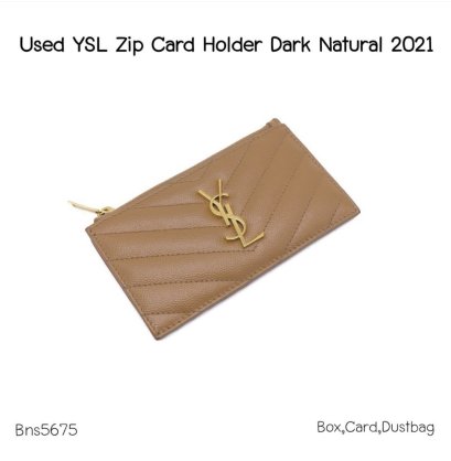 YSL CARD HOLDER BEIGE2021