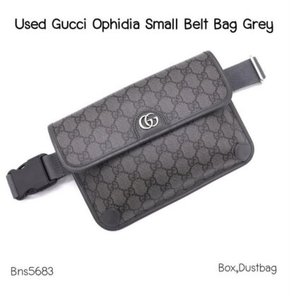 Gucci GG SUPREME BELT BAG GREY