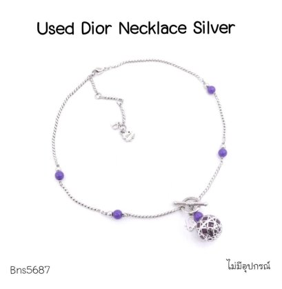 Dior NECKLACE SILVER