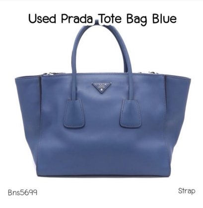 Prada TOTE BAG BLUE