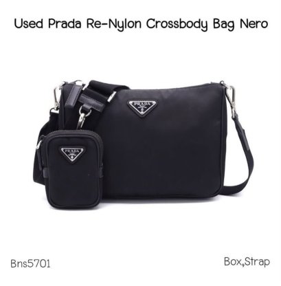 Prada RE-NYLON CROSSBODY BAG NERO